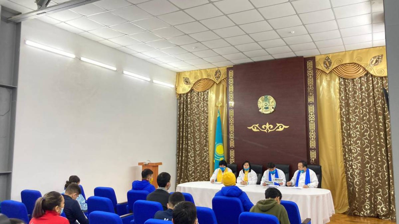 Қызылордада үміткерлер спорт шеберлерімен кездесті.