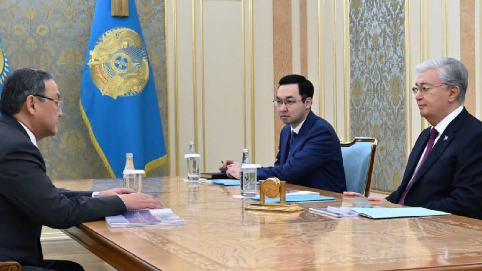 Мемлекет басшысы Ұлттық ғылым академиясының президенті Ақылбек Күрішбаевты қабылдады.