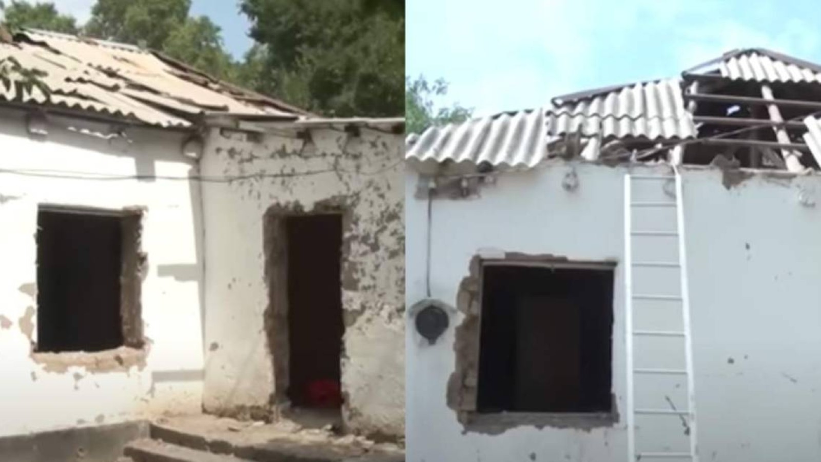 Жамбылда жарылыс кезінде үйі қираған ауыл тұрғындары далада түнеп жүр.