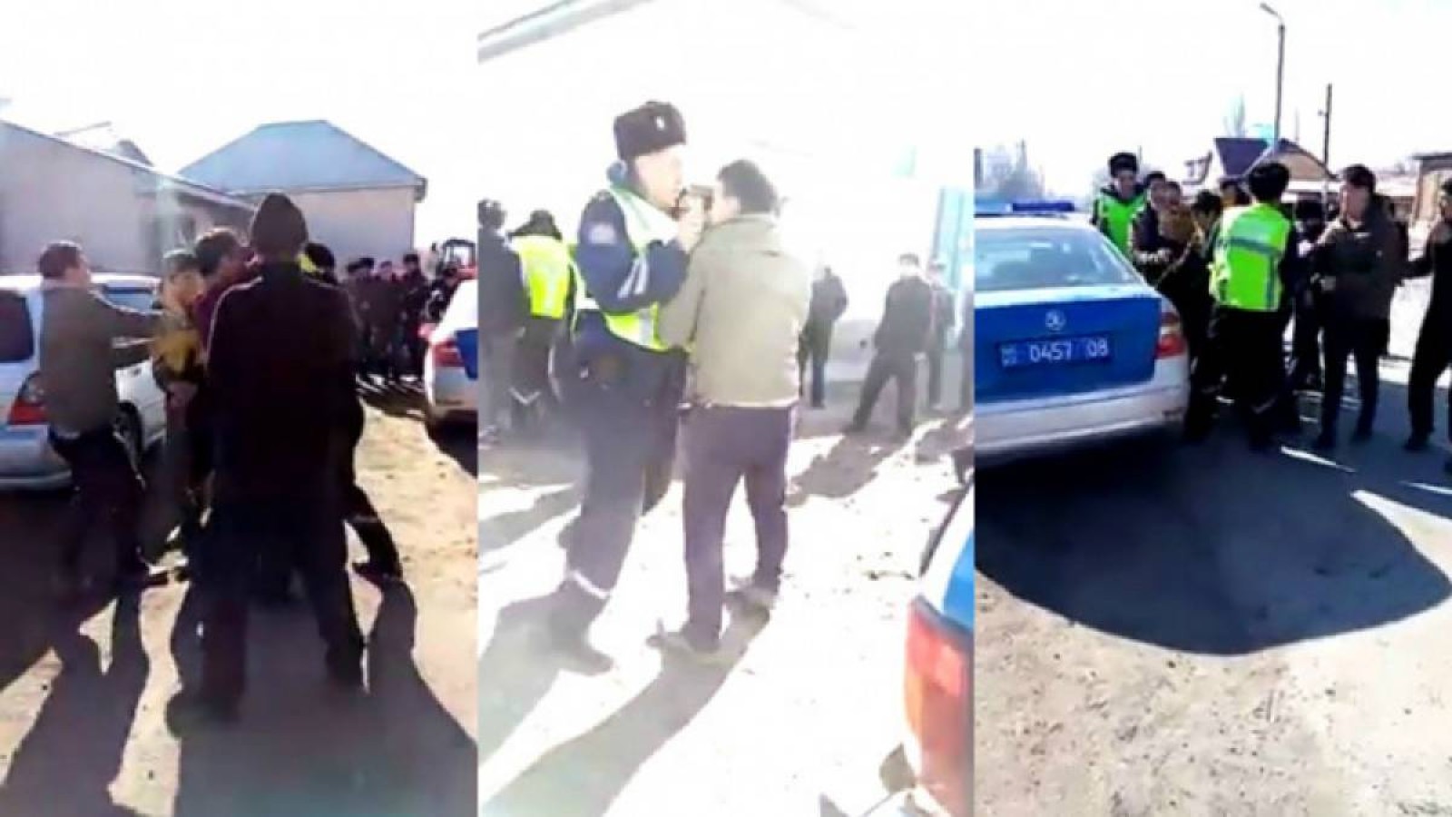 Қордайда полицейлерді сабаған Воингуйлер қамауға алынды.