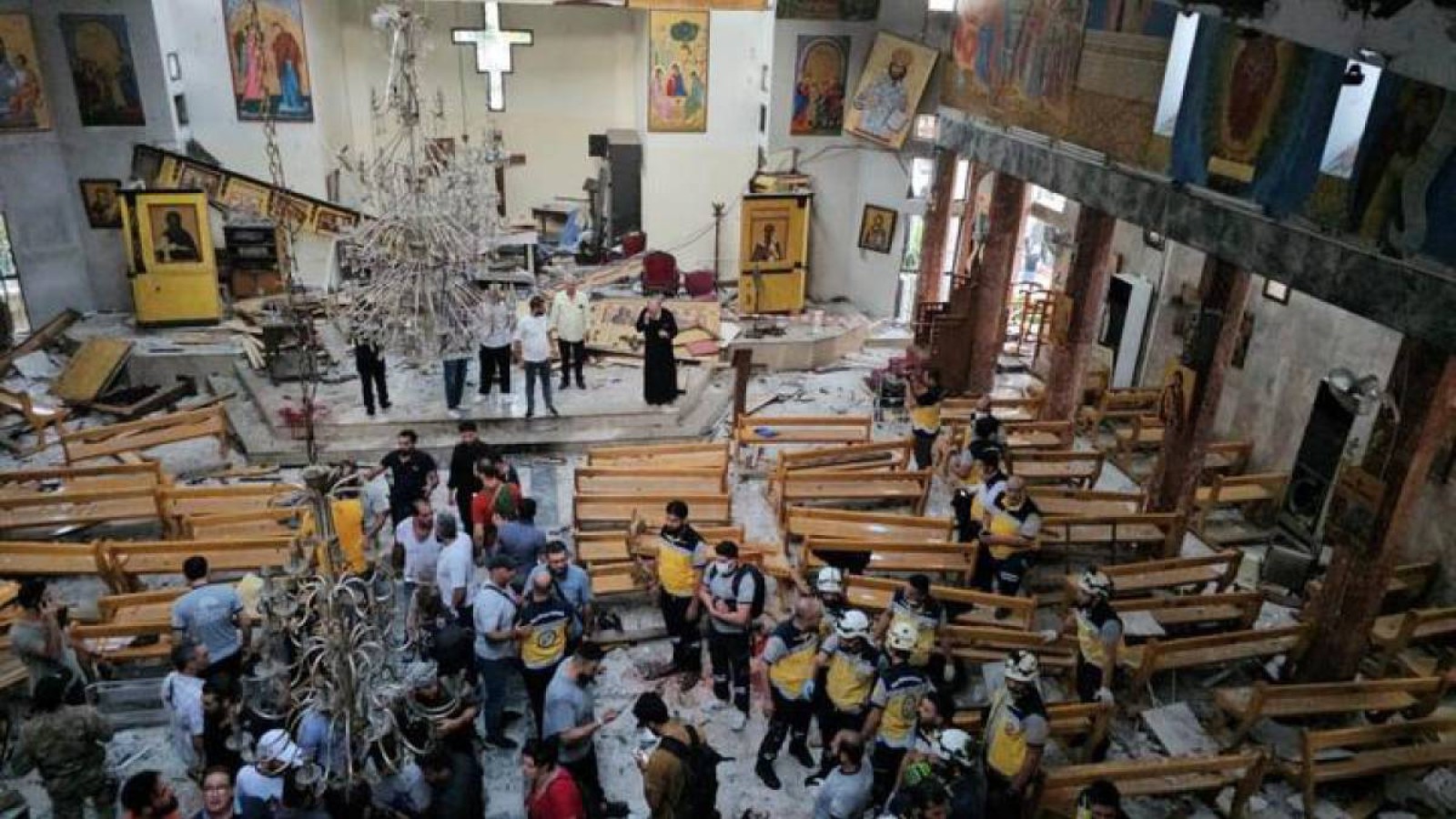 Дамаскідегі шіркеуде теракт болды: кемінде 22 адам қаза тапты.