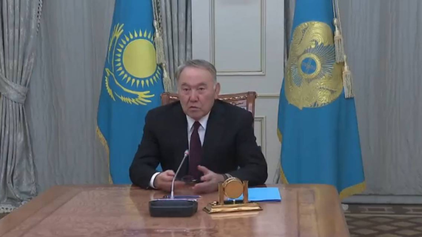 Президент Нұрсұлтан Назарбаев арнайы мәлімдеме жасады (видео).