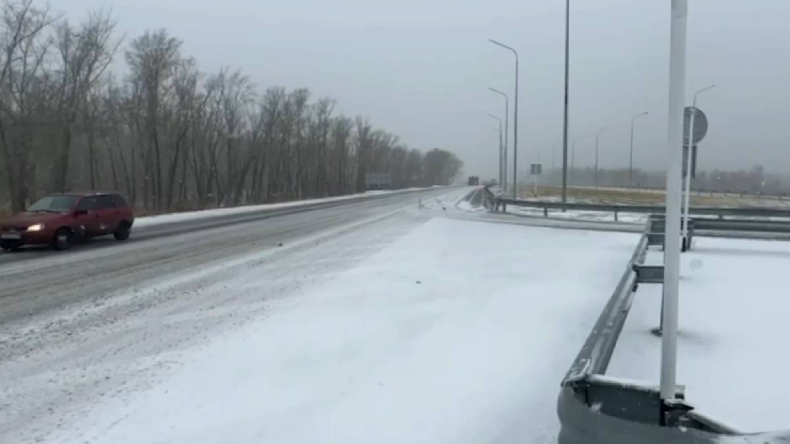 Елдің солтүстігіне алғашқы қар түсті.