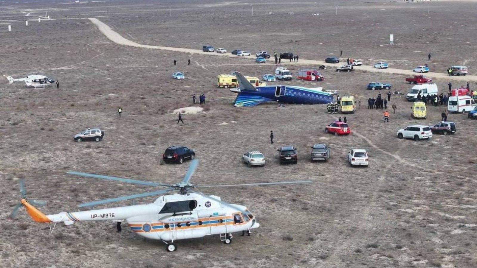 Ақтаудағы ұшақ апатының себеп-салдарын тексеру үшін Үкіметтік комиссия құрылды.