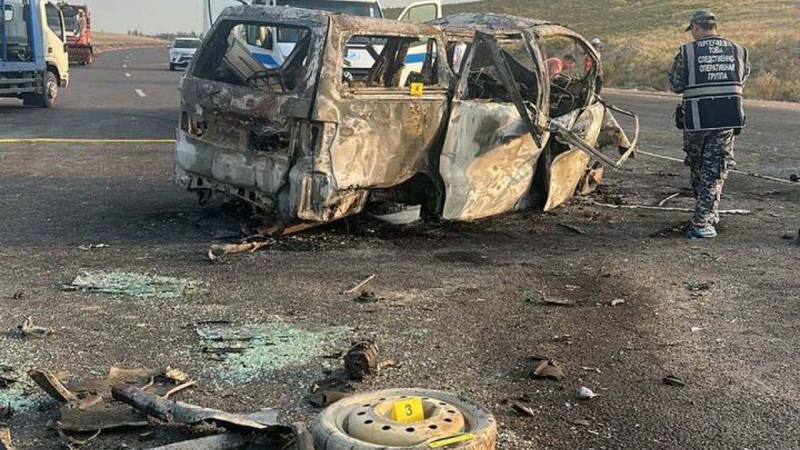 Жамбыл облысында жантүршігерлік жол апаты болды.