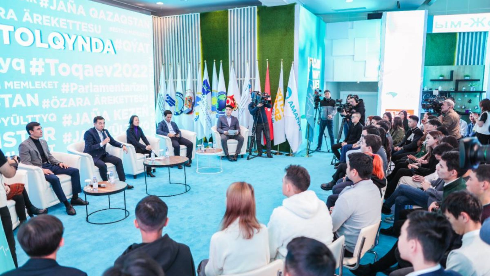Жастар ұйымдары сайлау қорытындысына қолдау білдірді.
