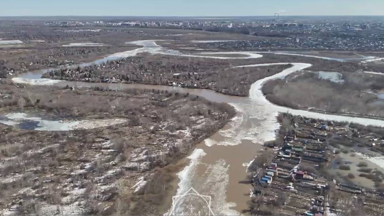 Петропавлдың бірнеше кентін су басты.