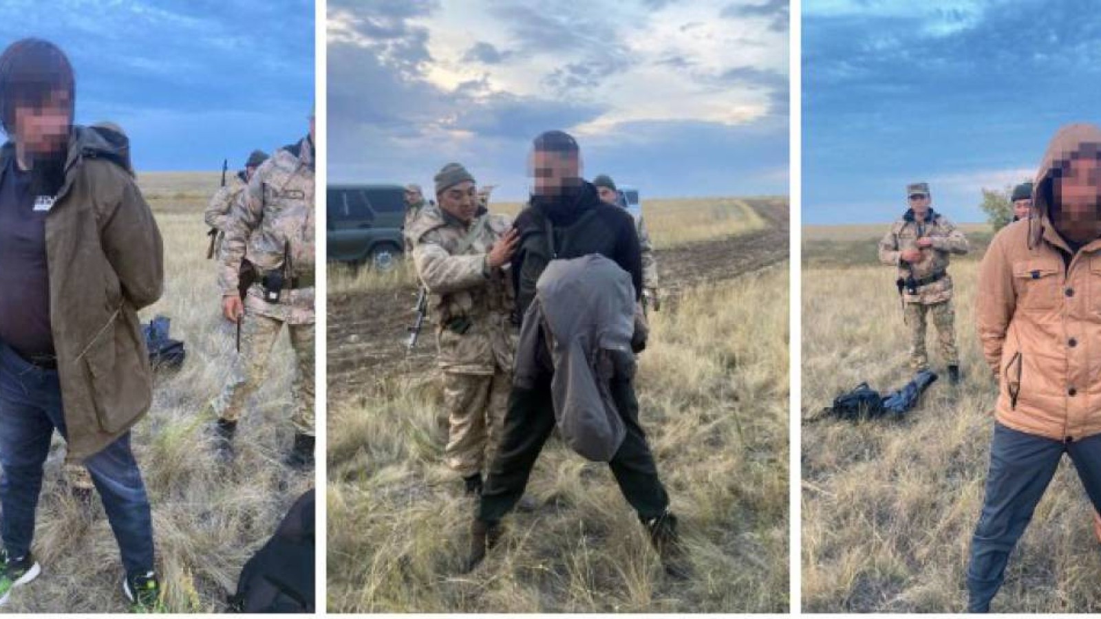 Шекараны бұзып өткен қарулы ресейліктер ұсталды.