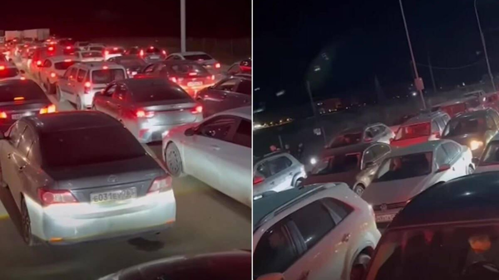 Ресеймен арадағы 4 бекетте үлкен кептеліс болып жатыр.