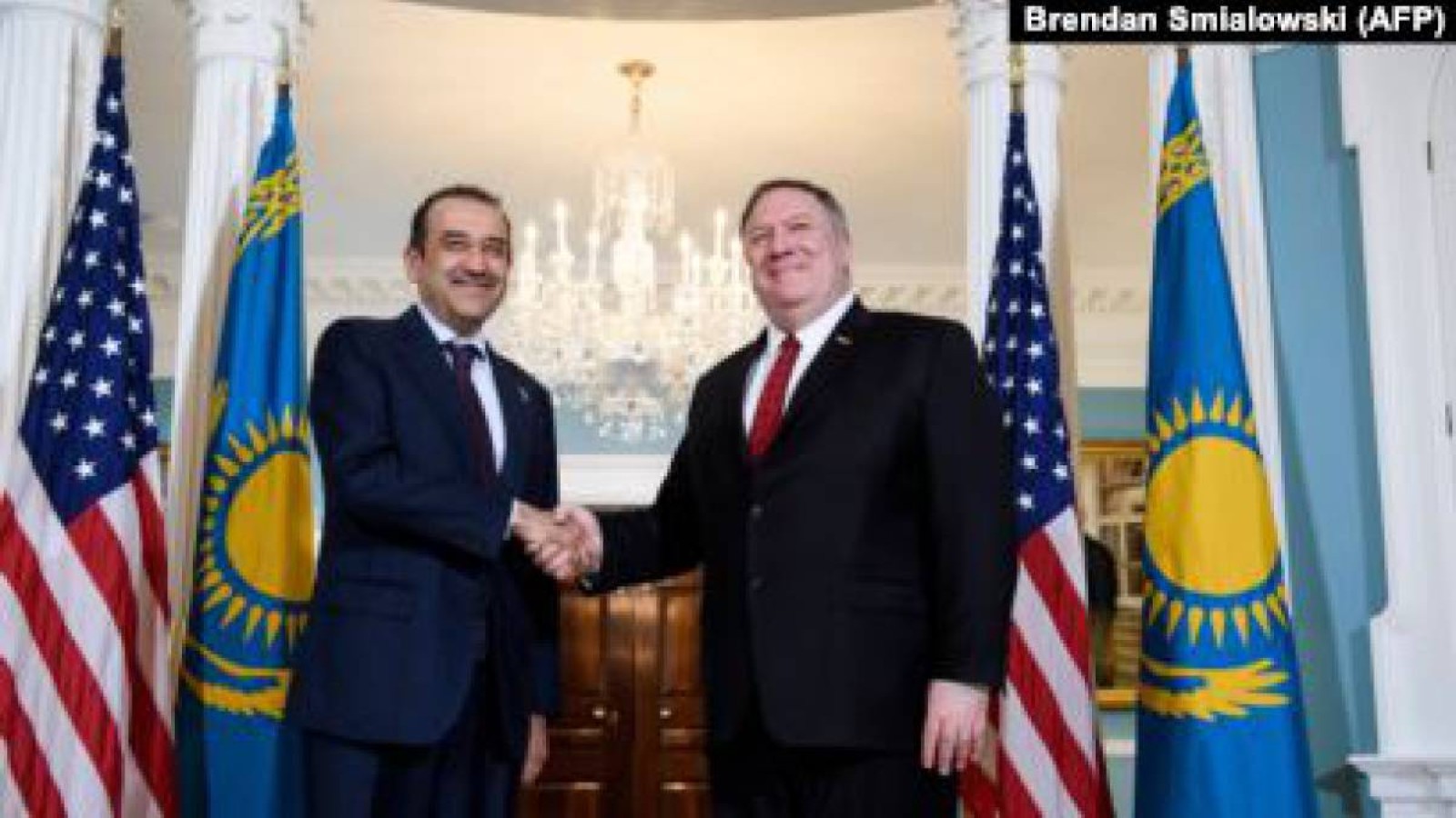 Кәрім Мәсімов АҚШ-тың мемлекеттік хатшысымен кездесуде сайлау жайлы сөйлескен.