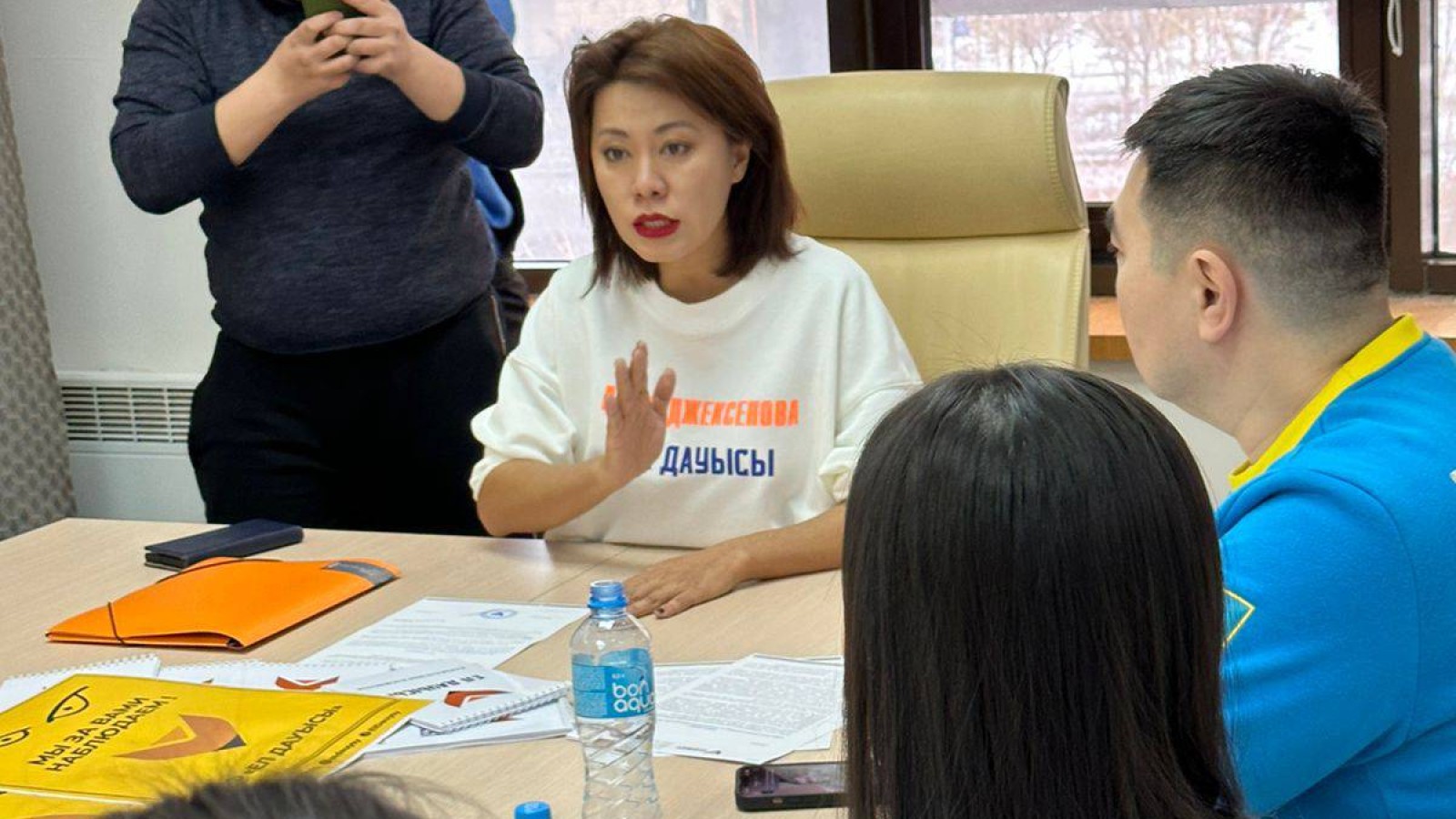 «Ел Дауысы» ҚҚ тәуелсіз байқау жөніндегі штабымен ашық кездесу өтті.