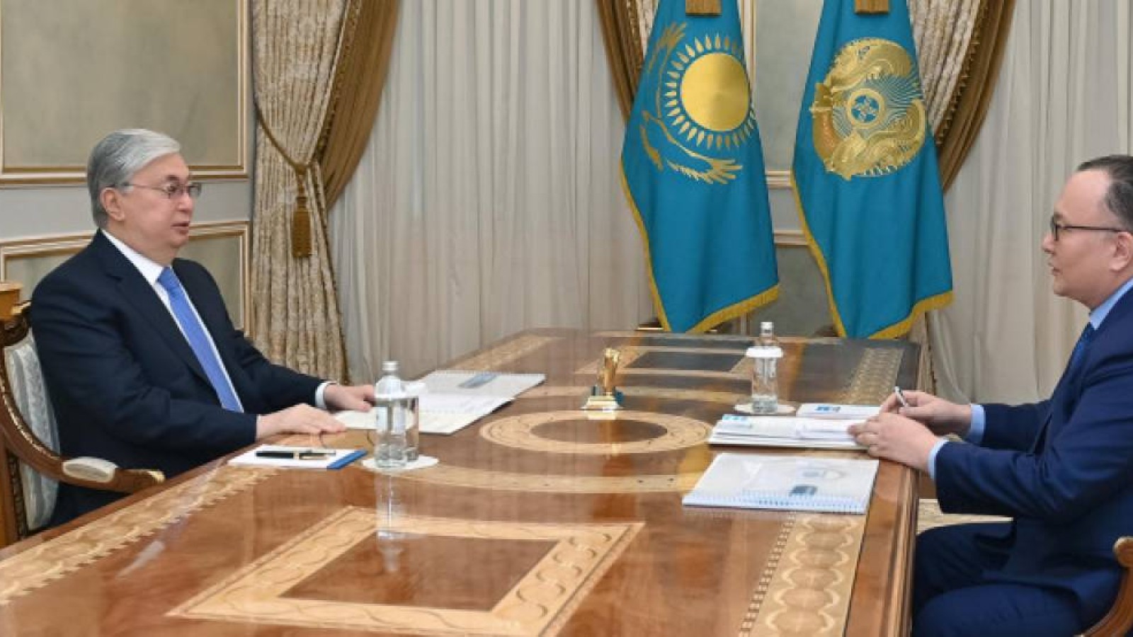 Мемлекет басшысы «Қазақтелеком» АҚ басқарма төрағасы Қуанышбек Есекеевті қабылдады.