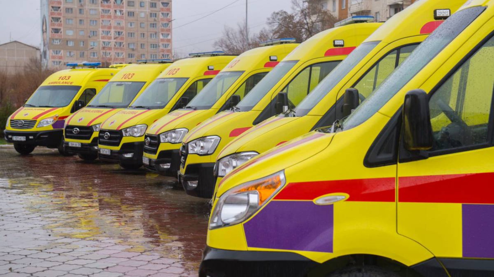 Алматы облысында 35 жаңа жедел жәрдем көлігінің кілті табысталды.