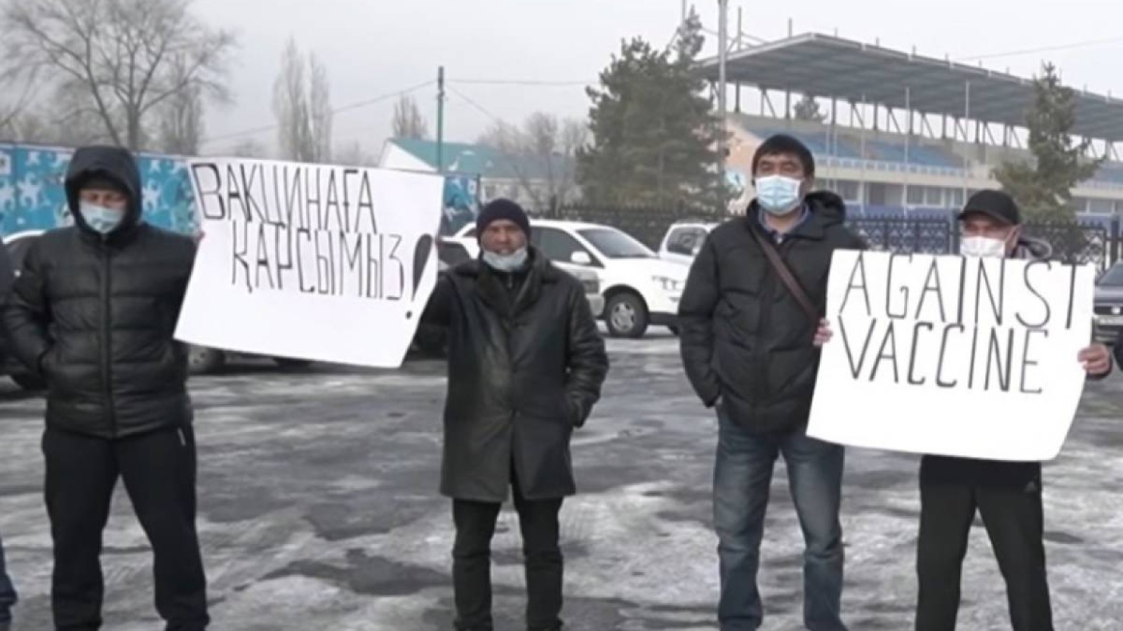 Талдықорғанда митингке шыққандар сотпен ескерту алды.