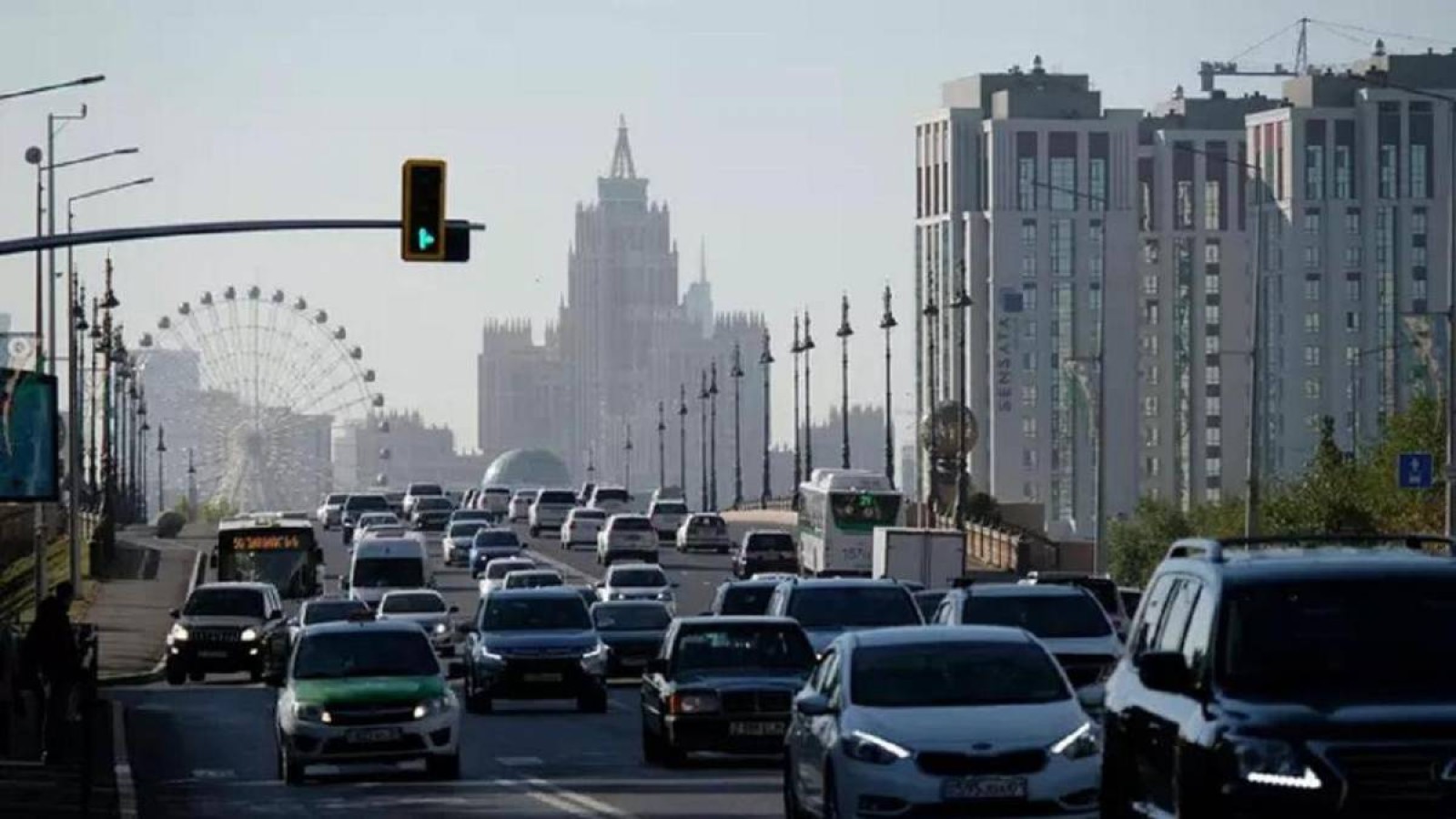 Астанада көлік кептелісін азайту үшін бірқатар ұйымның жұмыс кестесі өзгереді