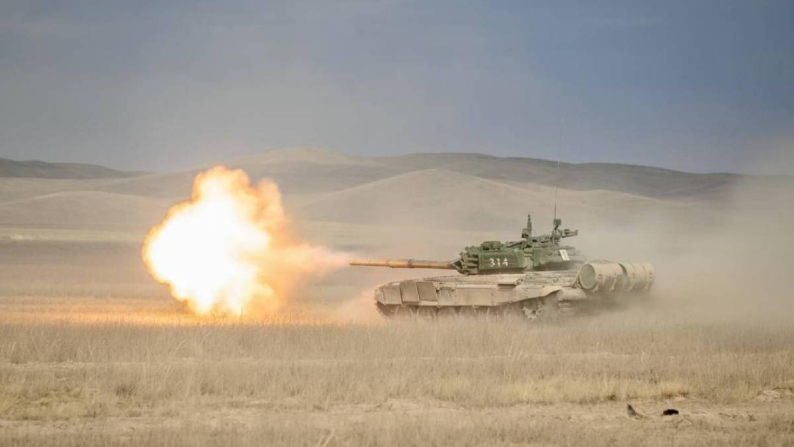 Мәтібұлақта танктер атысты