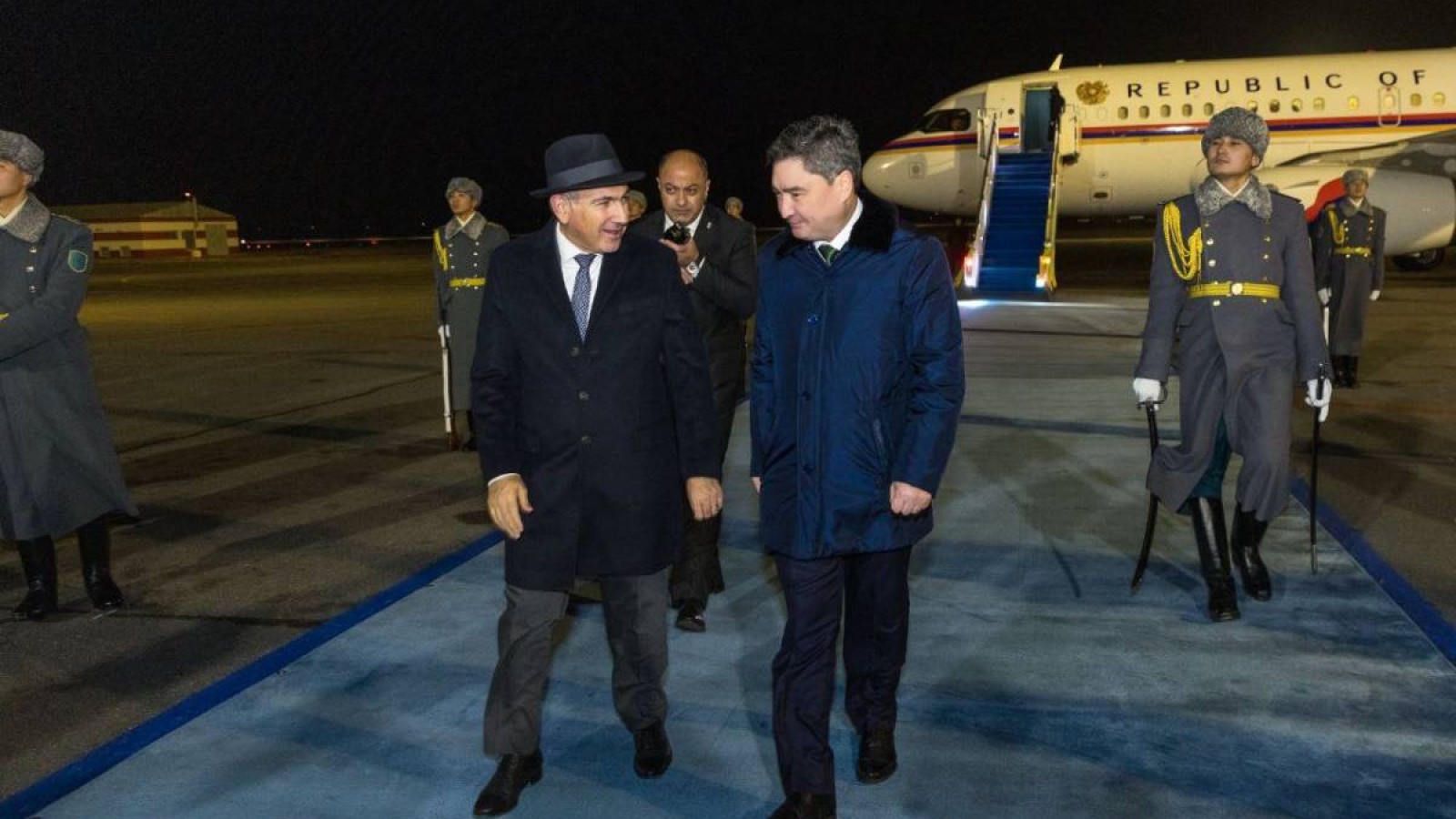 Армения Премьер-министрі Никол Пашинян Астана қаласына келді