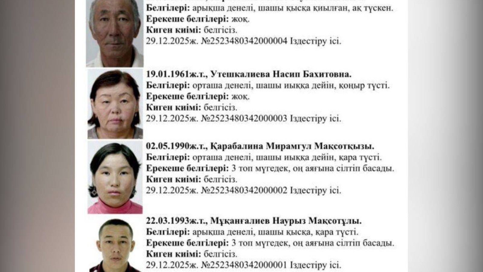 "Дәрігерге барамыз" деп кетіп, із-түссіз жоғалған отбасы жайлы ел естімеген тың дерек шықты