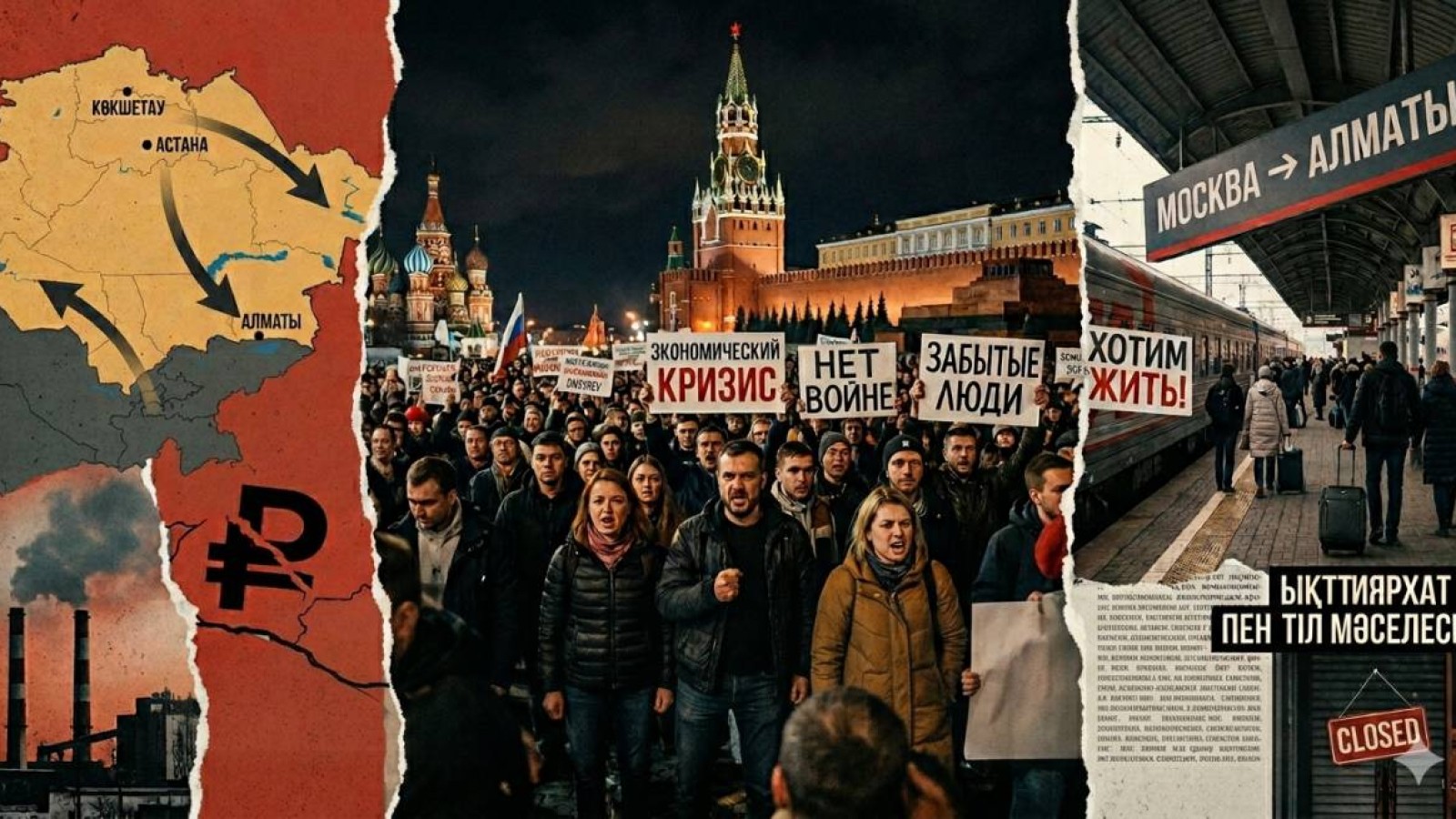 Ресей үлкен экономикалық дағдарыс қарсаңында тұр.  Саясаттанушы Қазақстанға төнетін миграциялық қауіп жайлы ескертті