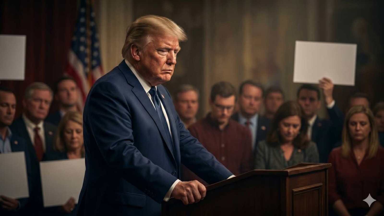 Трамптың рейтингі құлады, халық наразы