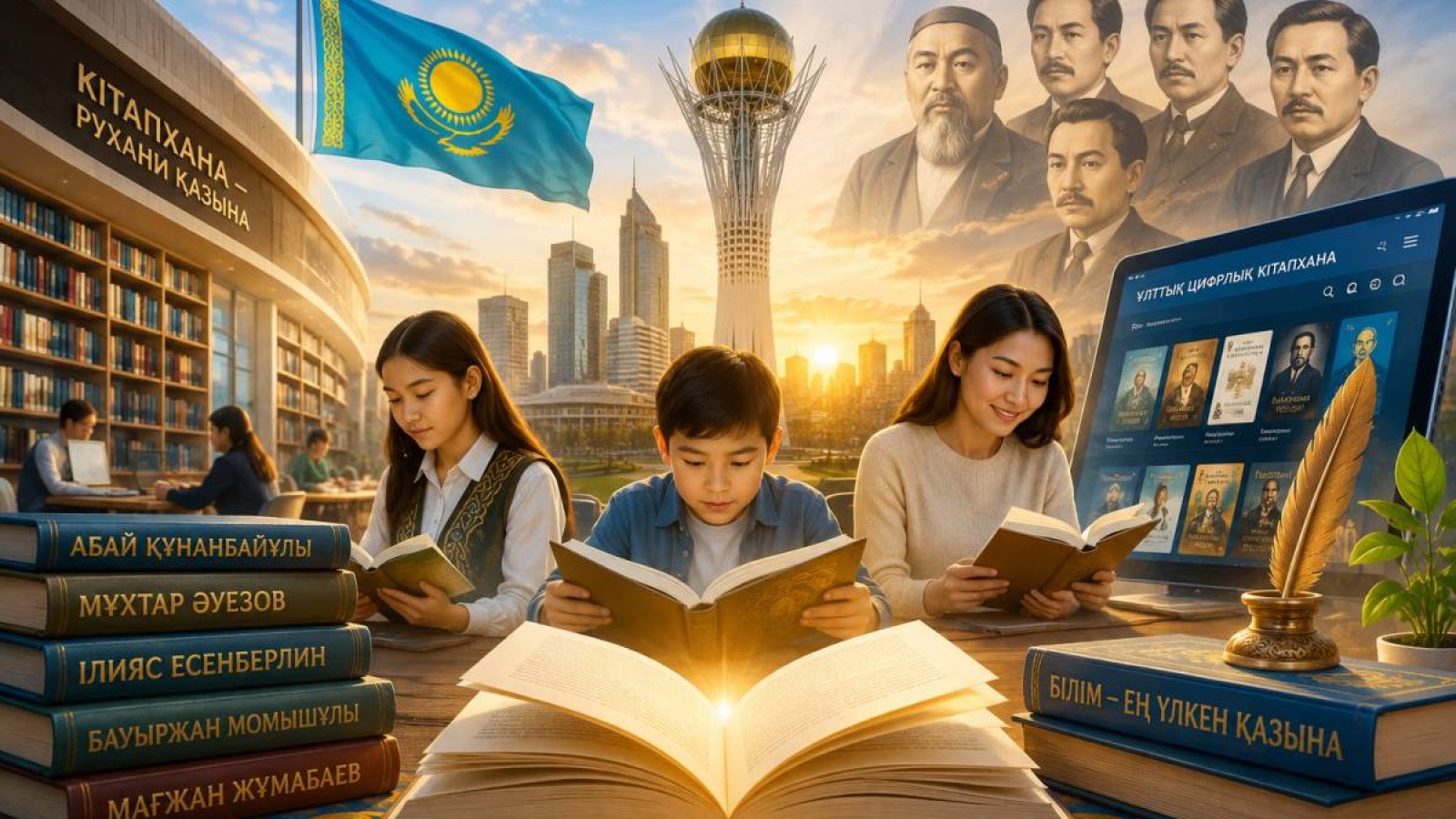 Кітап оқитын ұлттың келешегі кемел