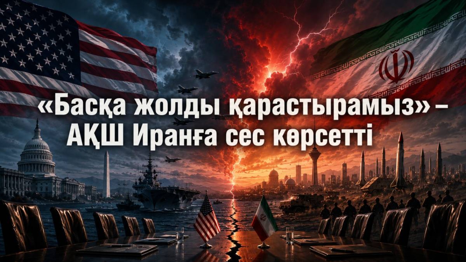 «Басқа жолды қарастырамыз» – АҚШ Иранға сес көрсетті