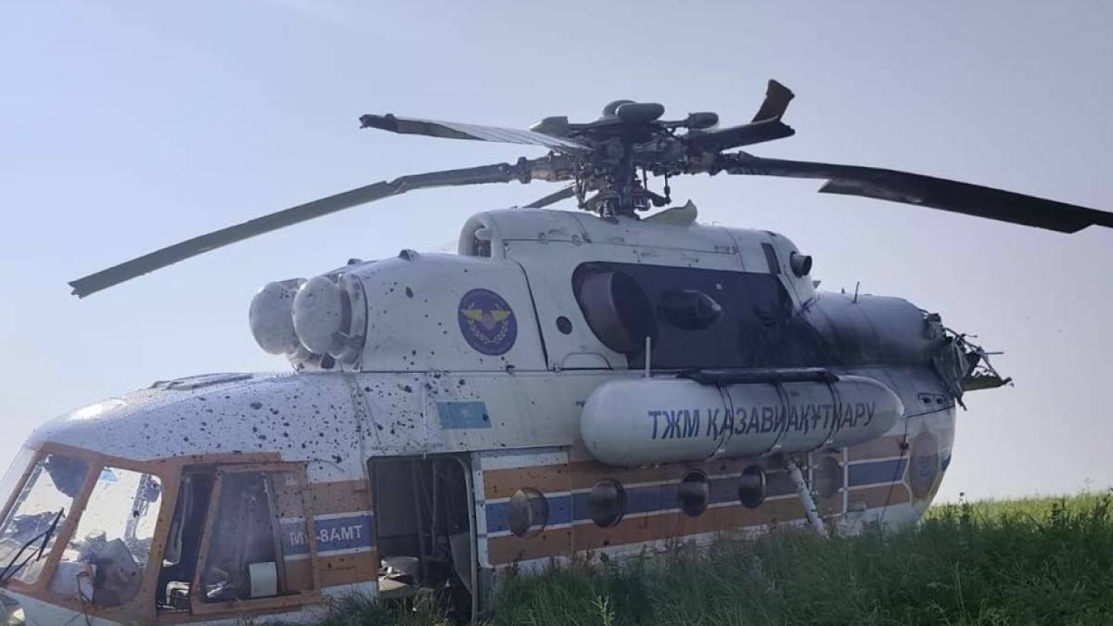 Төтеншеліктердің ұшағы апатты жағдайда қонды