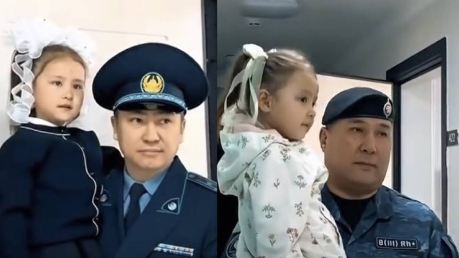 Астаналық полицейлер марқұм әріптесінің қызын мектепке алып барды