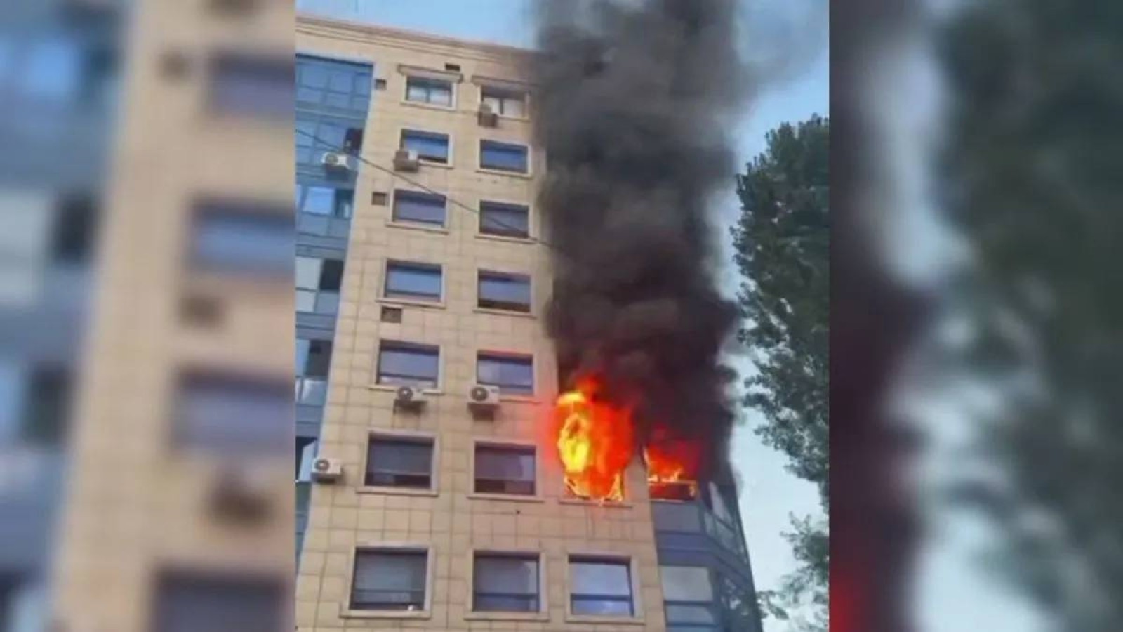 Алматыда тоғыз қабатты үйден өрт шығып, ондаған адам эвакуацияланды