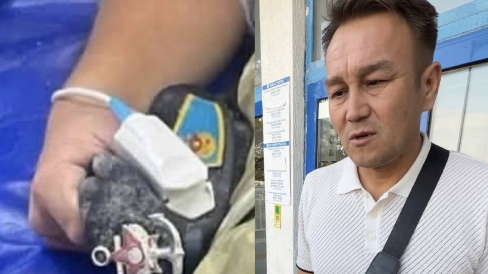 Ауруханада жатқан сарбаздың әкесі сұхбат берді