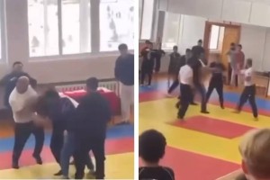 Балалар жарысында бапкерлер төбелес шығарды