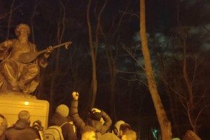 Киевтегі Жамбыл Жабаевтың ескерткіші сүрілмейтін болды