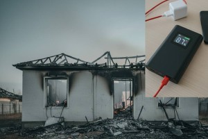 Ақтөбеде жарылған пауэрбанк бір отбасын баспанасыз қалдырды