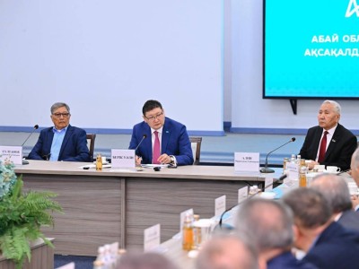 Абай облысының әкімі Берік Уәли аймақ зиялыларымен кездесті.