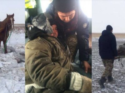 Қостанайда бір апта бойы қар астында жан сақтаған малшы табылды.