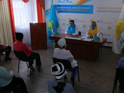 Рудныйда нұротандықтар медицина қызметкерлерінің тілегін тыңдады.