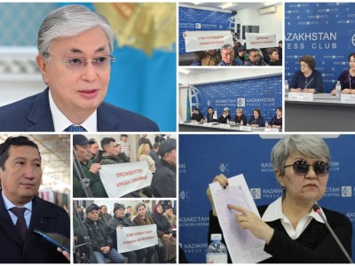 «Барахолка» кәсіпкерлері президенттен араша сұрайды.