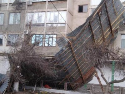 Таразда болған дауыл 368 миллион теңгеге шығын келтірген.