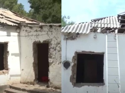 Жамбылда жарылыс кезінде үйі қираған ауыл тұрғындары далада түнеп жүр.