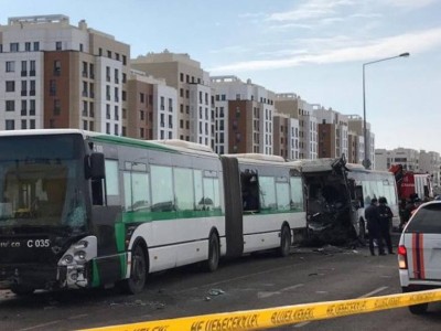 Нұр-Сұлтандағы апат: 4 адам ауыр халде.