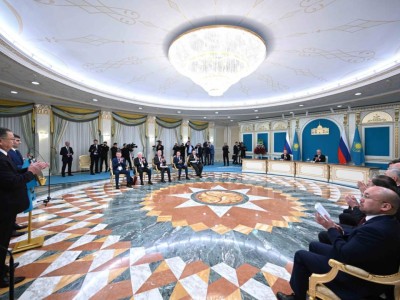 Қазақстан мен Ресей президенттері ҚазҰУ-дің Омбыдағы филиалын ресми түрде ашты.