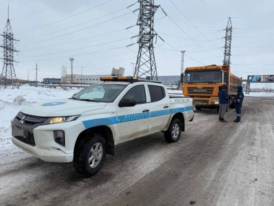 Астанада ауыр салмақтағы жүк көліктердің қозғалысына бақылау күшейді.