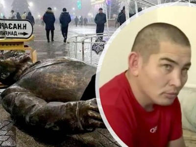 Назарбаевтың ескерткішін құлатқаны үшін азапталған азаматқа үкім шықты.