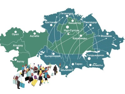 Түркістан облысынан теріскейге 4 мыңдай адам көшіп барады.