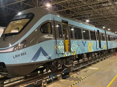 Қытайдан Астанаға қарай LRT пойыздары жолға шықты.