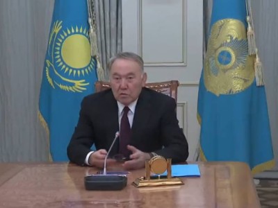 Президент Нұрсұлтан Назарбаев арнайы мәлімдеме жасады (видео).