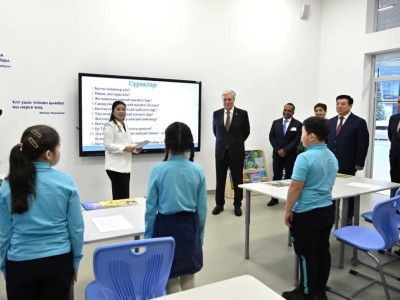 Президент KIS Astana халықаралық мектебіне барды.