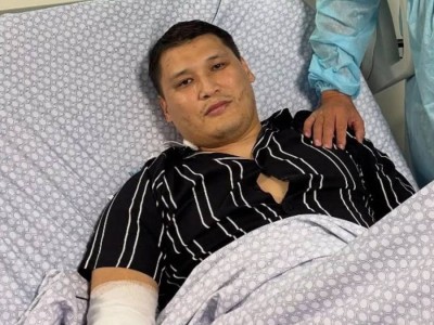 Руслан Берденовтің ауруханадан түсірілген фотосы пайда болды.