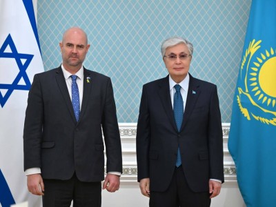 Президент Израиль Мемлекеті Кнессетінің Төрағасы Амир Охананы қабылдады.