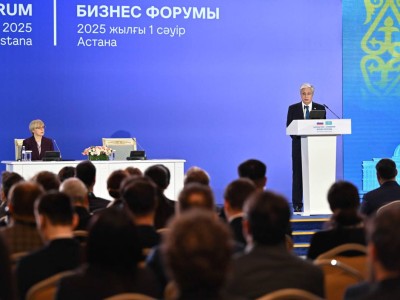 Қасым-Жомарт Тоқаев пен Наташа Пирц-Мусар Қазақстан-Словения бизнес-форумына қатысты.